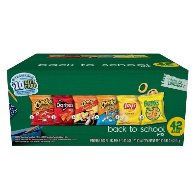 Frito-Lay Chips Variety Pack Back to School - 39.25oz/42ct