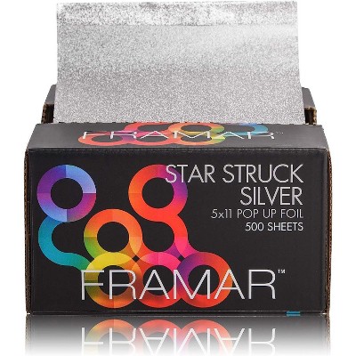 Framar Star Struck Silver 5x11 Pop Up Foil - 500 sheets