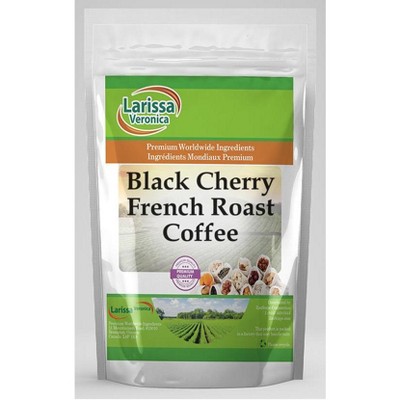 Larissa Veronica Black Cherry French Roast Coffee (Gourmet, Naturally Flavored, Whole Coffee Beans) (8 oz, ZIN: 547226)