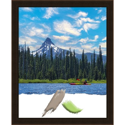 Amanti Art Espresso Brown Wood Picture Frame