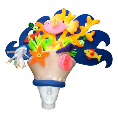 Foam Party Hats Coral Reef Hat