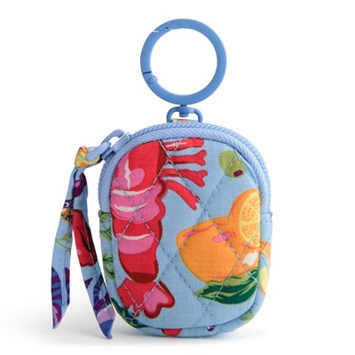 Vera Bradley Women's Outlet Cotton Essential Bag Charm for AirPods