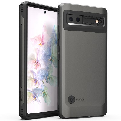 Vena OutCross For Google Pixel 6a Case Shockproof, Dual Layer Shockproof Protective Phone Case, Military Grade Drop Protection, Graphite Gray