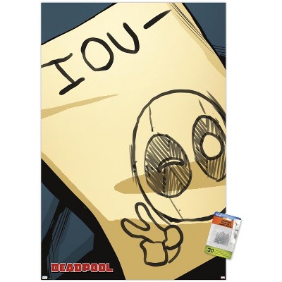 Trends International Marvel Comics Deadpool - IOU Unframed Wall Poster Prints