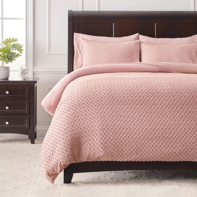 Chanasya Clipped Tufted Textured Boho Duvet Cover Set