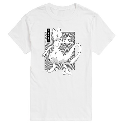 Men's - Pokémon - Mewtwo Manga Short Sleeve Graphic T-Shirt