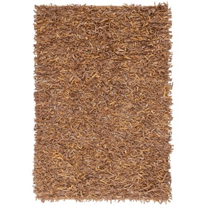 Leather Shag LSG601 Handwoven Rugs - Safavieh