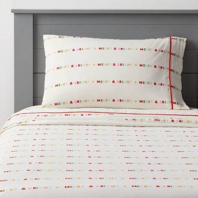 Merry and Bright Kids' Cotton Sheet Set - Pillowfort™