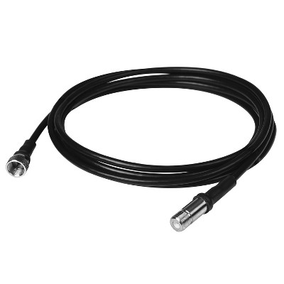 RCA Coaxial Indoor Extension Cable, 8 Ft. in Black