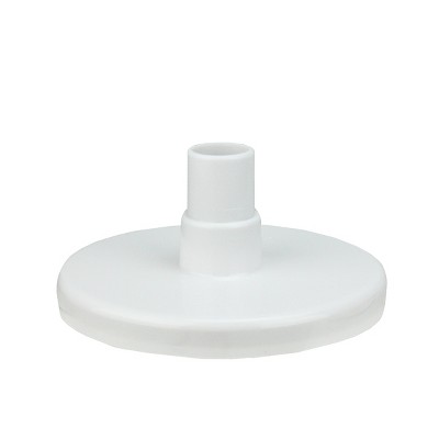 Northlight Round Classic Swimming Pool Vacuum Plate 6.25" - White