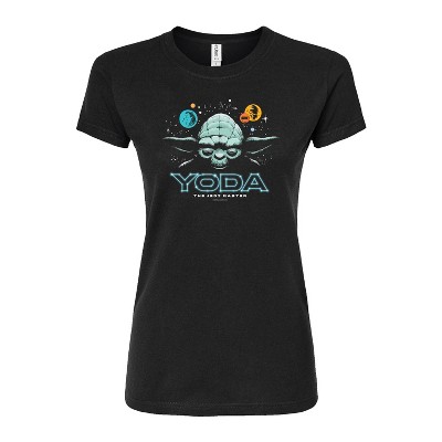 Women's - Star Wars - Yoda Jedi Master Juniors Fitted Tee Fitted Graphic T-Shirt