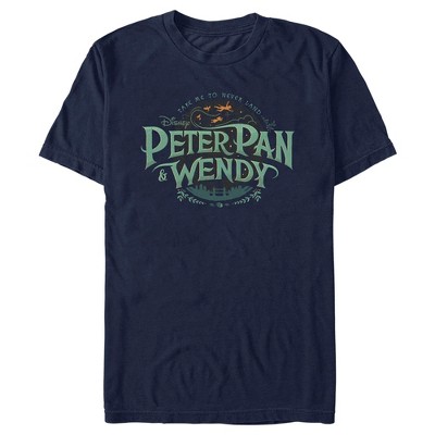 Men's Peter Pan & Wendy Take Me to Never Land Logo T-Shirt