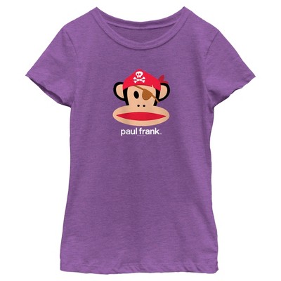Girl's Paul Frank Halloween Julius the Monkey Pirate T-Shirt