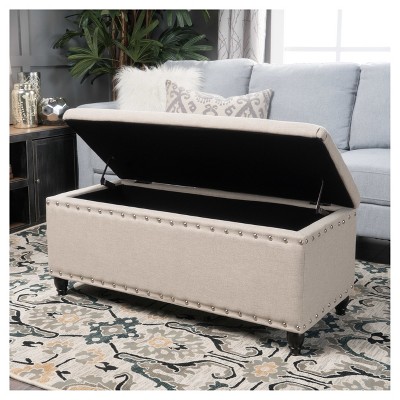 Tatiana Storage Ottoman - Christopher Knight Home