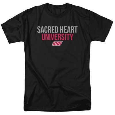 Men's Sacred Heart University Official Stacked T-Shirt Stacked