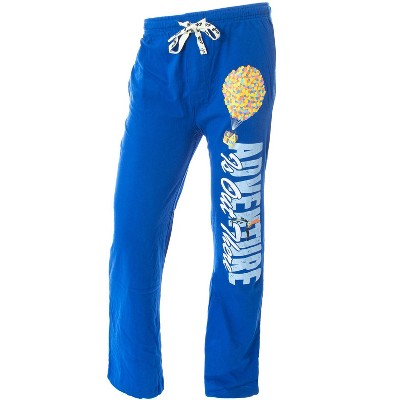 Disney UP Men's Adventure Is Out There Floating Balloon House Pajama Pants