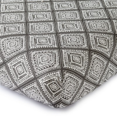 Bailey Geo bohemian Nursery Crib Fitted Nursery Crib Sheet (from Set) - Levtex Baby