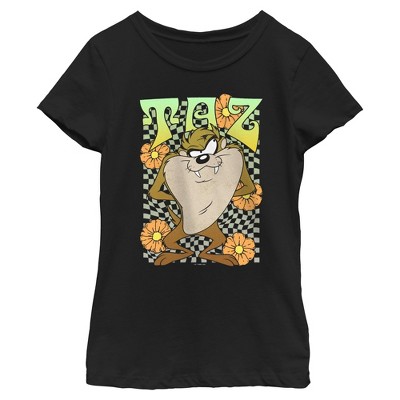 Girl's Looney Tunes Groovy Taz T-Shirt