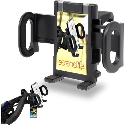 SereneLife Golf Push Cart GPS Holder - Black