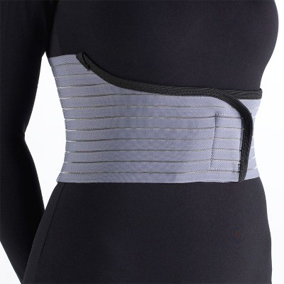 OTC Rib Belt for Women, 6-Inch Elastic Chest, Select Series, Grey