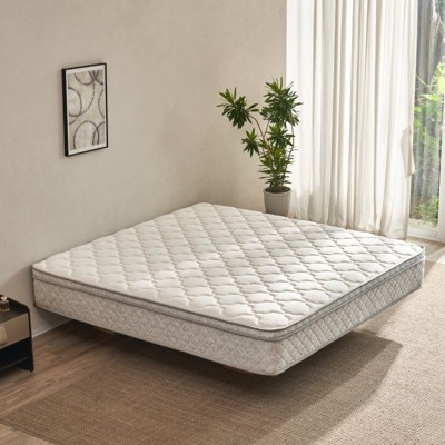 Yukimo 12 Inch King Size Hybrid Mattress in a Box, Medium Firm Mattress with Memory Foam and Pocket Springs, CertiPUR-US & OEKO-TEX Certified