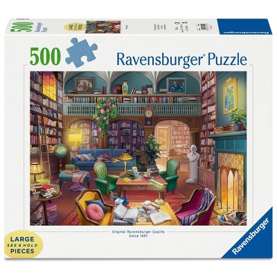 Ravensburger Dream Library Large Format Jigsaw Puzzle - 500pc: Creative Americana Theme for Adults