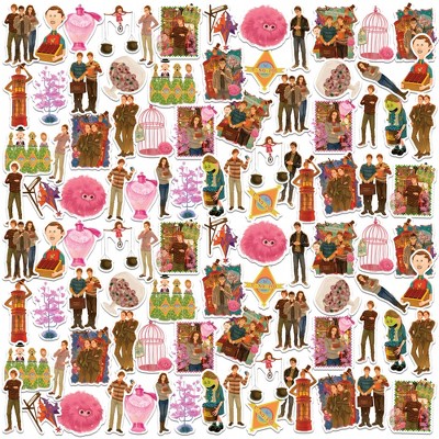 Harry Potter Weasley Wheezes 100Ct Sticker Pack Miscellaneous 100 Ct. Sticker Pack