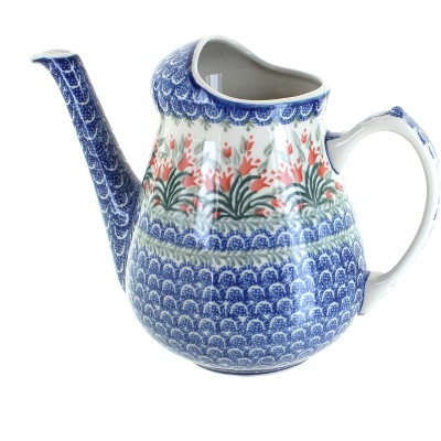 Blue Rose Polish Pottery 521 Ceramika Artystyczna Watering Can