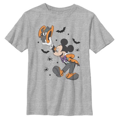 Boys Mickey & Friends Master Outfit Bats and Spiders Hat T Shirt