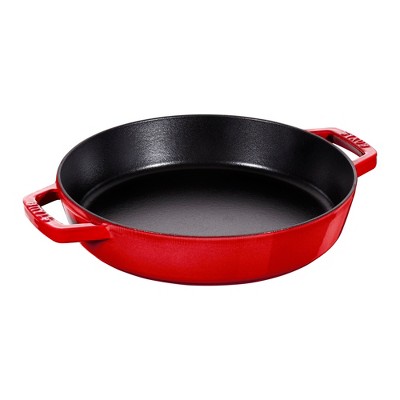 STAUB Cast Iron 13-inch Double Handle Fry Pan