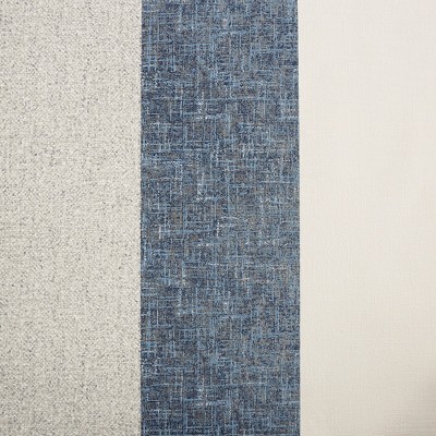 Meadow Stripe Navy and Rose Gold Wallpaper