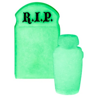 Glow In The Dark Tombstone & Urn for WWE & AEW Wrestling Action Figures