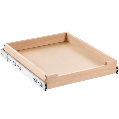 VEVOR Pull Out Cabinet Organizer, 17"W x 21"D Cabinet Drawer, Soft Close Slide out Shelf, Heavy-Duty Sliding Wood Drawer