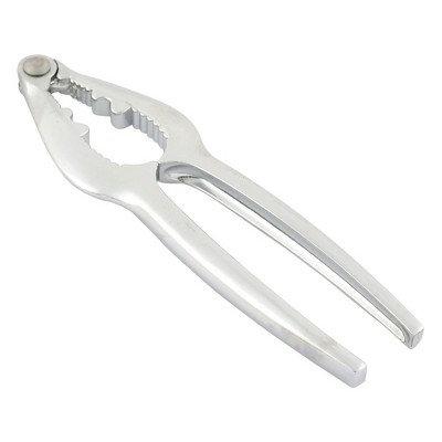 Unique Bargains Metal Silver Tone Kitchen Nut Cracker Nut Cracker 6'' x 1.8'' x 0.4'' Silver Tone 1 Pc