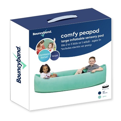 Bouncyband® Comfy Peapod, Inflatable Sensory Pod , 80", Green