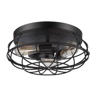Savoy House Scout 3 - Light Flush Mount in  English Bronze