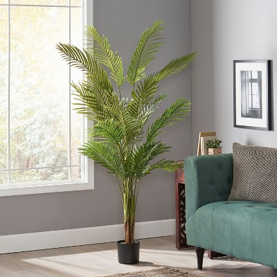 NicBex Artificial Plants Indoor, Faux Tree with Pot, Real Touch Outdoor Fake Plants for Living Room/Grand Entrance/Office Decor