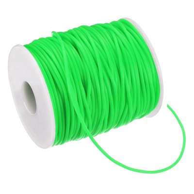 Unique Bargains Hollow Pipe Tubing Rubber Cord Silicone Stretchy Durable Elastic Beading Cord 1 Pc