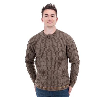 Old Ranch Brands Men's Wyatt Cable Knit Sweater