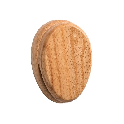 Lehman's Oak Wood Towel Holder - Decorative Wooden Towel Hook for Kitchen or Bath, Amish Farmhouse Tradition