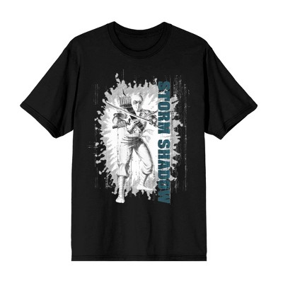 G.I. Joe Storm Shadow Men's Black Crew Neck Short Sleeve T-shirt