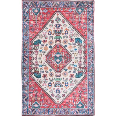 Tucson Vintage Persian TSN194  Machine Washable Skid-Resistant Stain Resistant Non-Shedding Power Loomed Indoor Rugs - Safavieh