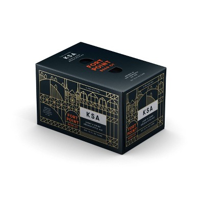 Fort Point KSA Kölsch Style Ale Beer - 6pk/12 fl oz Cans