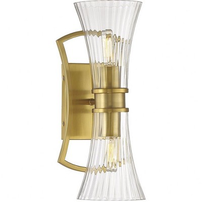 Savoy House Bennington 2 - Light Wall Light in  Warm Brass