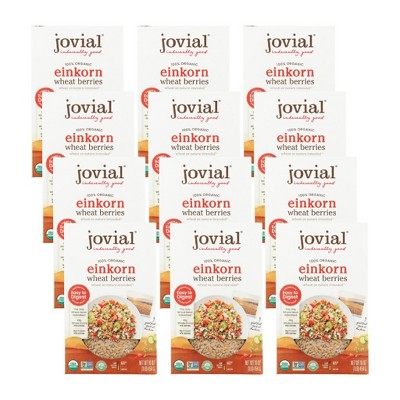 Jovial Organic Einkorn Wheat Berries - Case of 12/16 oz