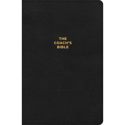 CSB Coach's Bible, Black Leathertouch - (Fca) by  Fellowship of Christian Athletes (Leather Bound)