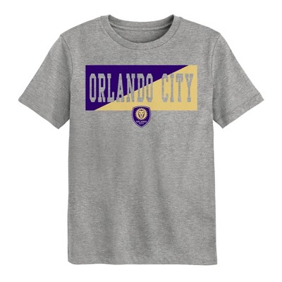 MLS Orlando City SC Boys' Gray Poly T-Shirt
