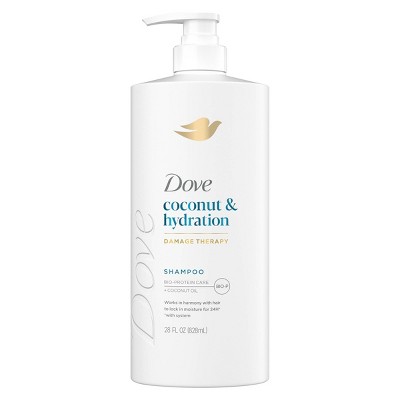 Dove Beauty Coconut Hydration Shampoo Pump with Coconut Oil & Bio-Protein Care - 28 fl oz
