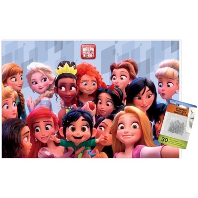Trends International Disney Wreck It Ralph: Ralph Breaks The Internet - Princess Unframed Wall Poster Prints