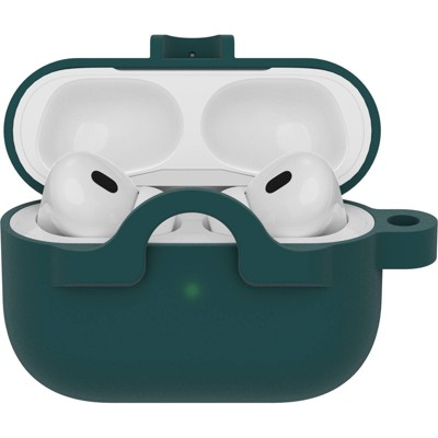 OtterBox AirPods Pro (1st and 2nd gen) Headphone Case - Sagebrush Green: Synthetic Rubber, Solid Pattern